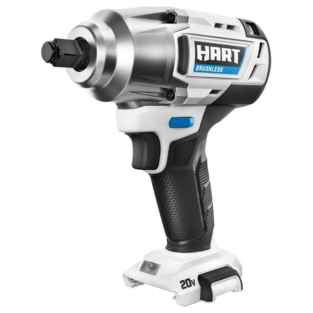 HART 20Volt 1/2inch BatteryPowered Brushless Impact Wrench (Battery Not Included)