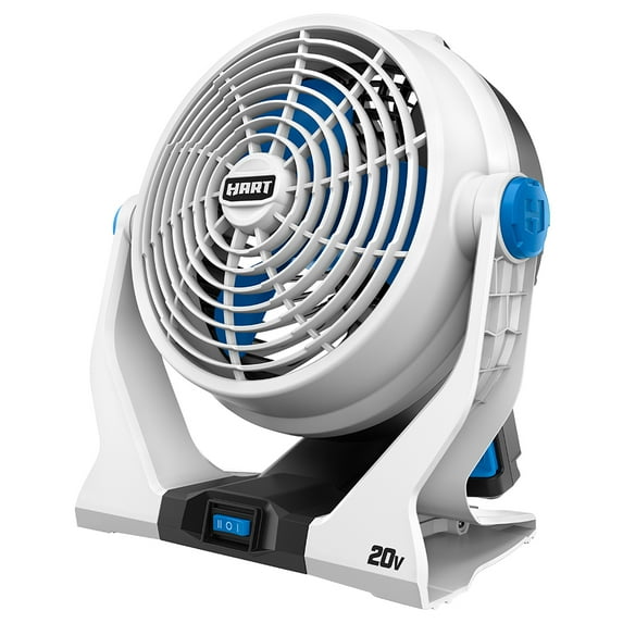 HART 20-Volt 2-Speed 7.5-Inch Cordless Fan Kit (1) 20-Volt 1.5Ah Lithium-Ion Battery