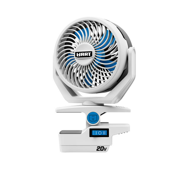 HART 20-Volt 4-Inch Clamp Fan (Battery not Included)