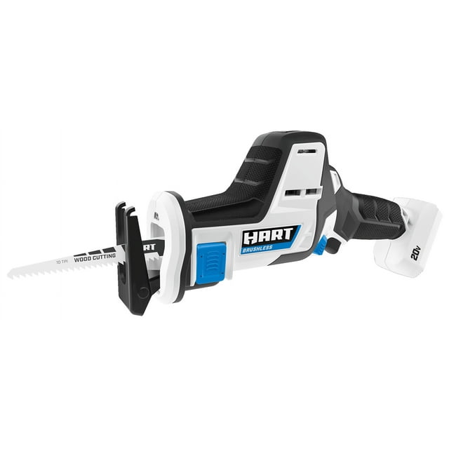 HART 20Volt Brushless OneHanded Reciprocating Saw with 4Ah Battery
