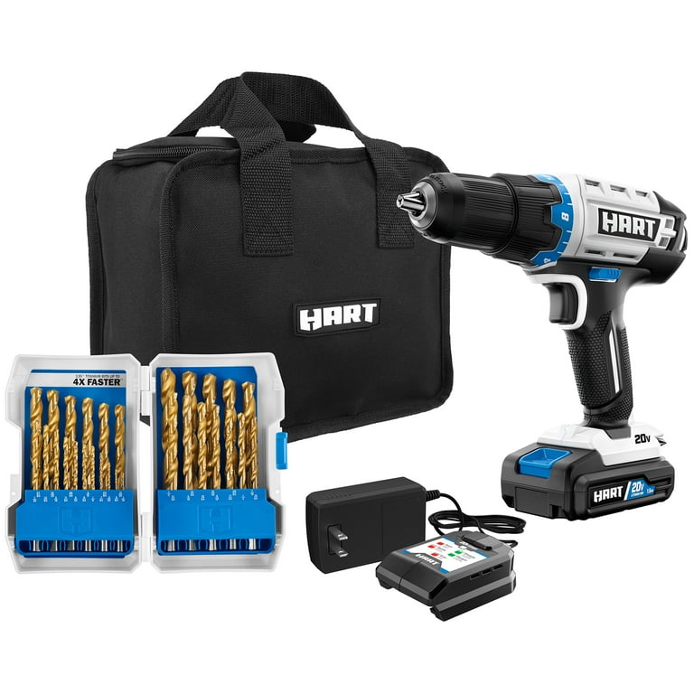 HART 20-Volt College Starter Kit, ï¿½ï¿½ Drill/Driver, 4-inch