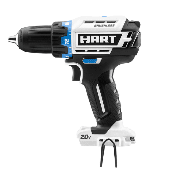 HART 20-Volt Cordless Brushless 1/2-inch Drill/Driver (Battery not Included)
