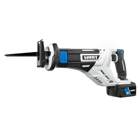 HART 20-Volt Cordless Reciprocating Saw Kit, (1) 4.0Ah Lithium-Ion Battery