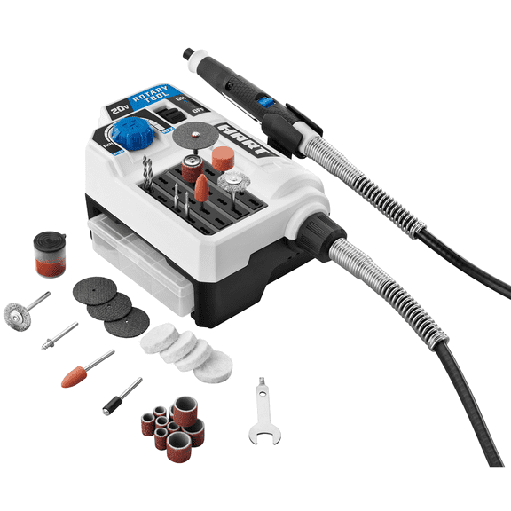HART 20-Volt Cordless Rotary Tool with 33 Accessories (Battery Not Included)