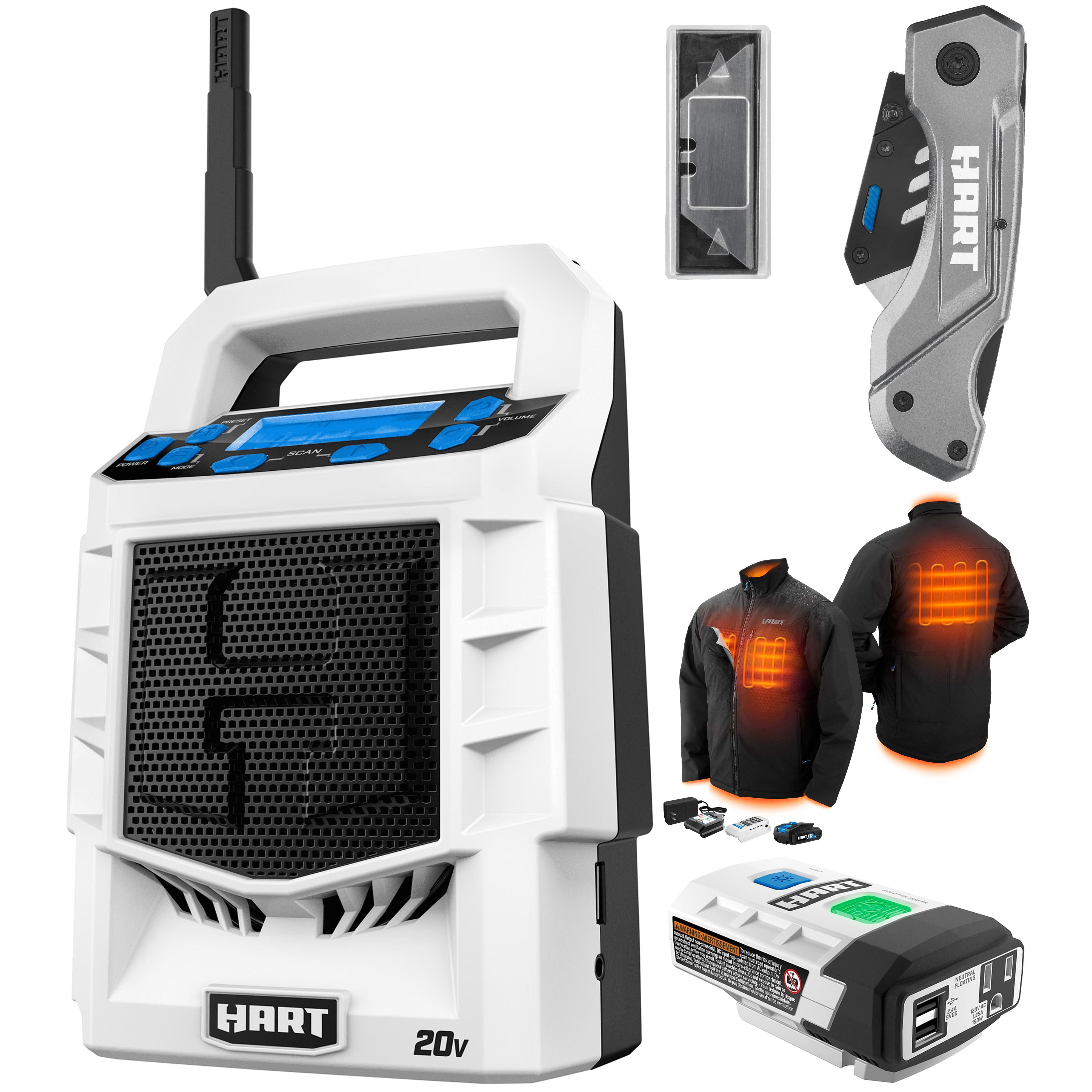 HART 20-Volt Impact Driver, 1.5Ah Lithium-Ion Battery