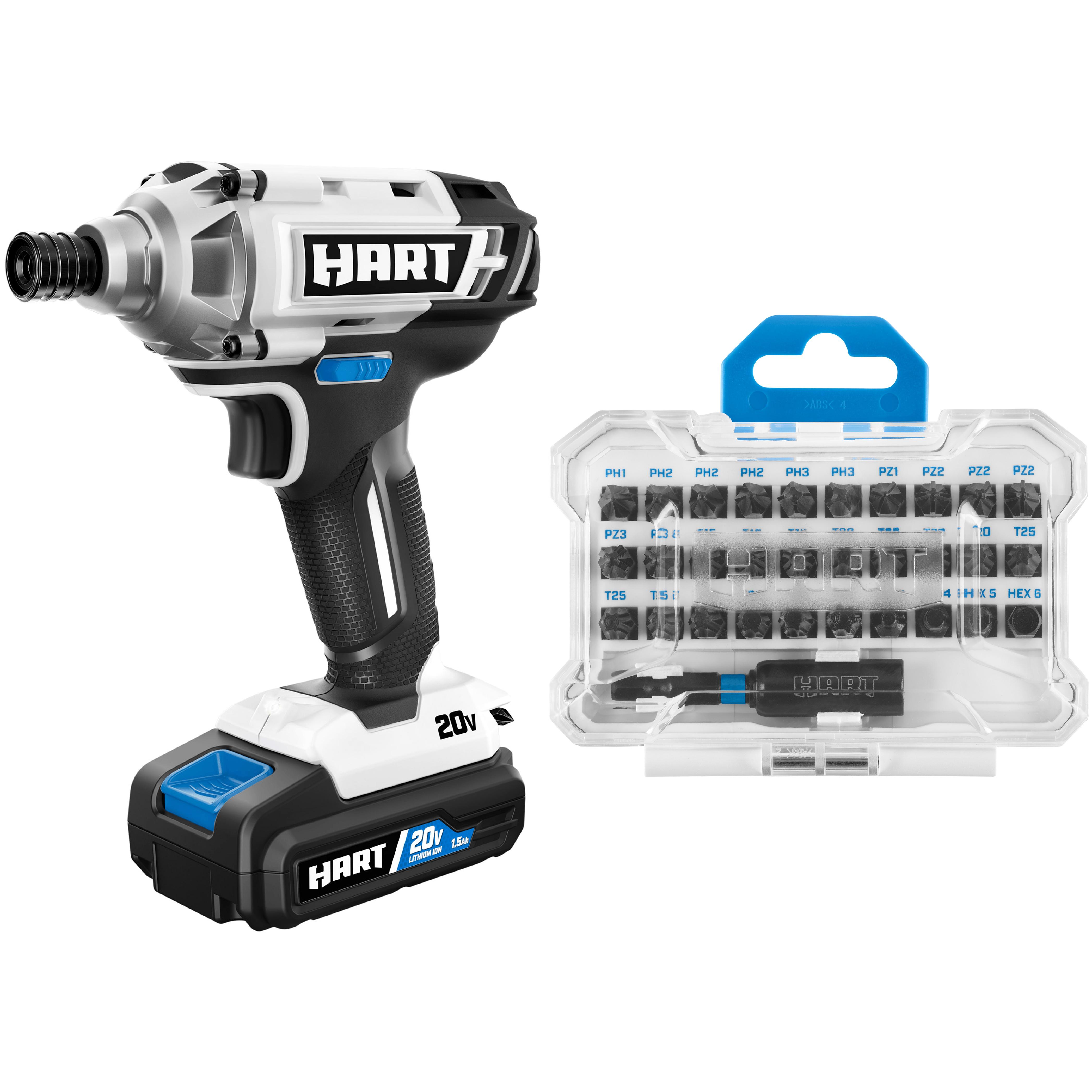 HART 20-Volt Impact Driver Kit with FREE Accessory - image 1 of 3
