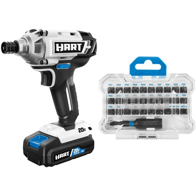 HART 20-Volt Impact Driver Kit with FREE Accessory