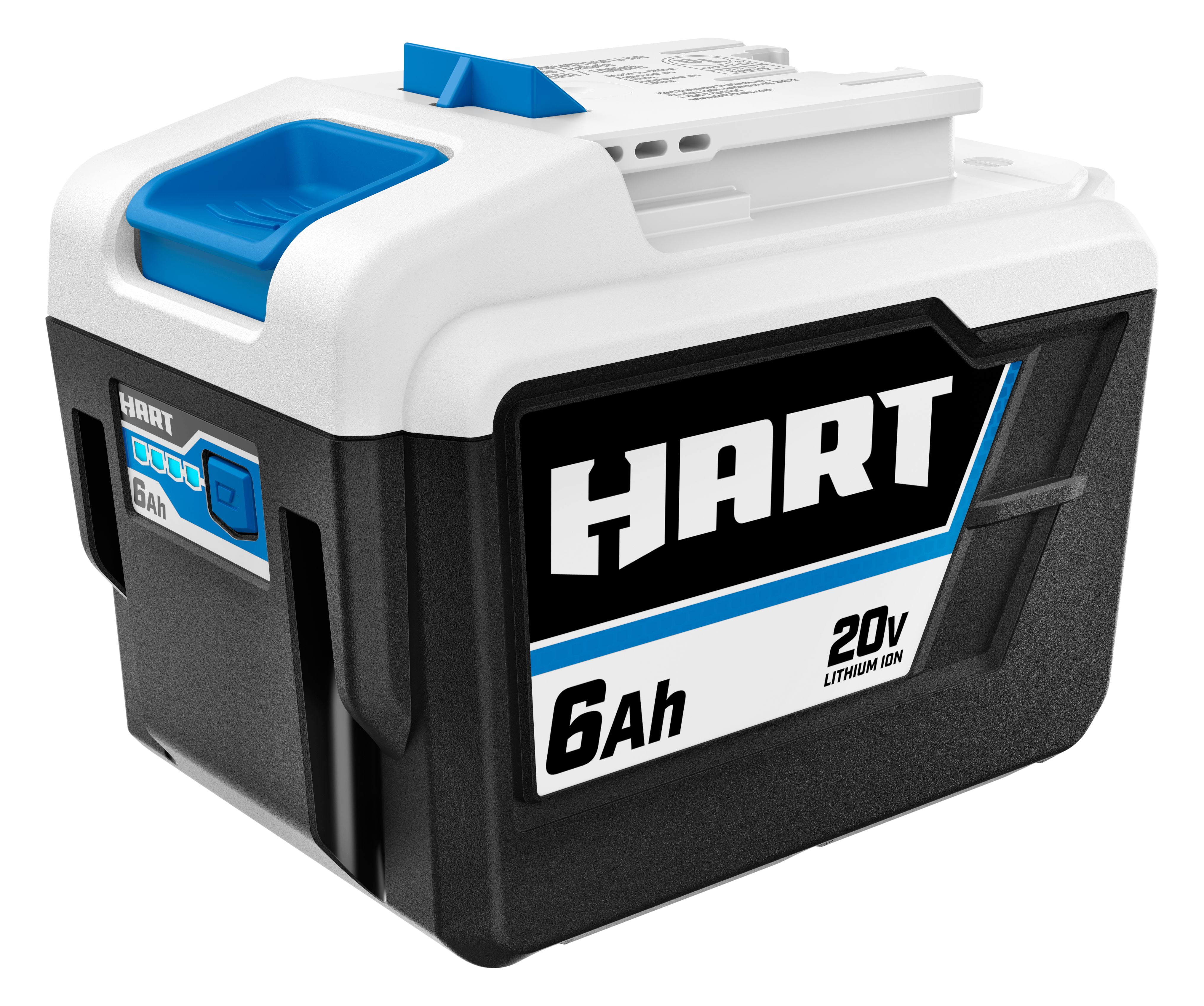 HART 20-Volt Lithium-Ion 6.0Ah Battery and 2-Pack 2.0Ah Battery (Charger Not Included)