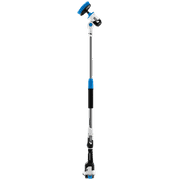 HART 20-Volt Telescoping Scrubber Battery Not Included, Plastic and Heavy Duty Aluminum with Utility Brush
