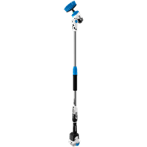 HART 20-Volt Telescoping Scrubber Kit, (1) 1.5Ah Lithium-Ion Battery, Medium Bristle Cleaning Brush
