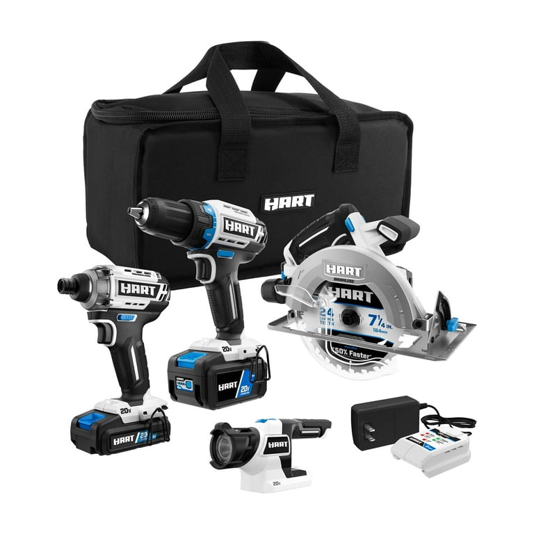 20-Volt MAX Lithium-Ion Cordless Combo Kit (5-Tool) with (1) 4.0Ah Battery, (1) 2.0Ah Battery, Charger and Bag 20-Volt MAX Lithium-Ion Cordless Combo Kit (5-Tool) with (1) 4.0Ah Battery, (1) 2.0Ah Battery, Charger and Bag