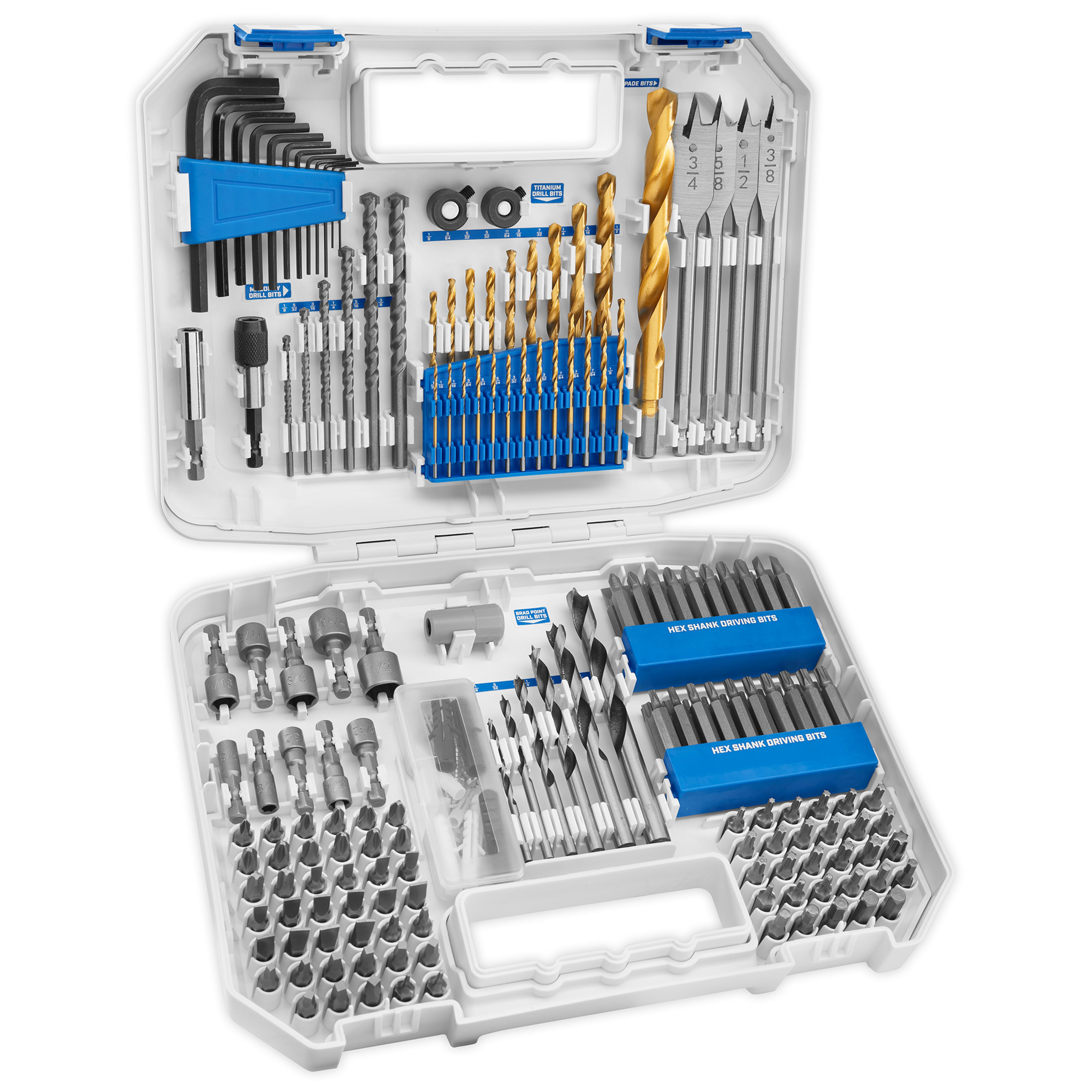 HART 200-Piece Assorted Drill and Drive Bit Set with Storage Case - image 1 of 21