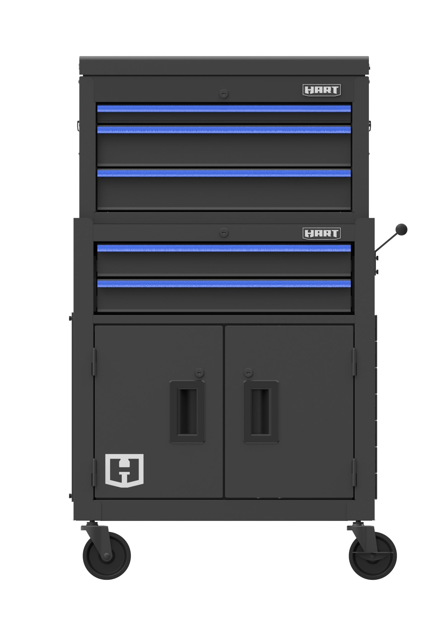 Hart 24 inch Steel Tool Chest Combo with Built In Power Strip 400 lb Capacity Walmart