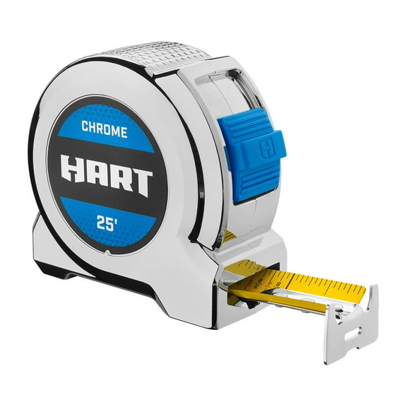 HART 25-Foot Chrome Tape Measure