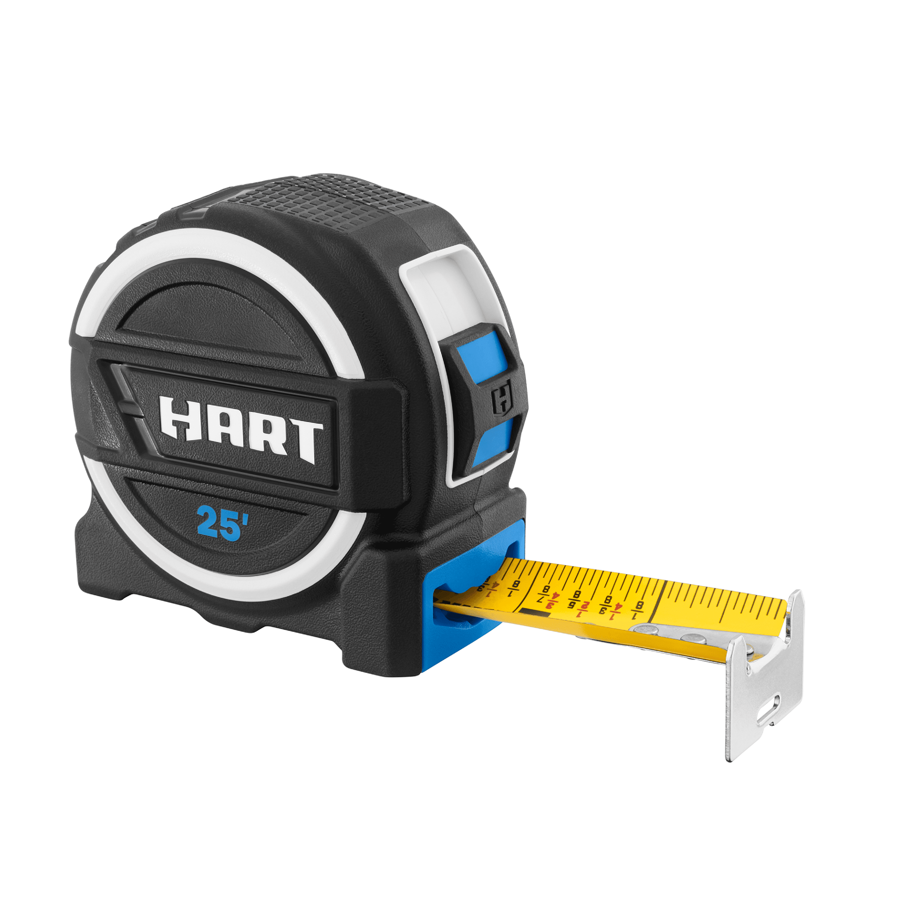HART 25-Foot Pro Grade Non-Magnetic Tape Measure, Fraction Markings
