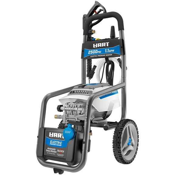 HART 2500 PSI at 1.1 GPM Brushless Electric Pressure Washer