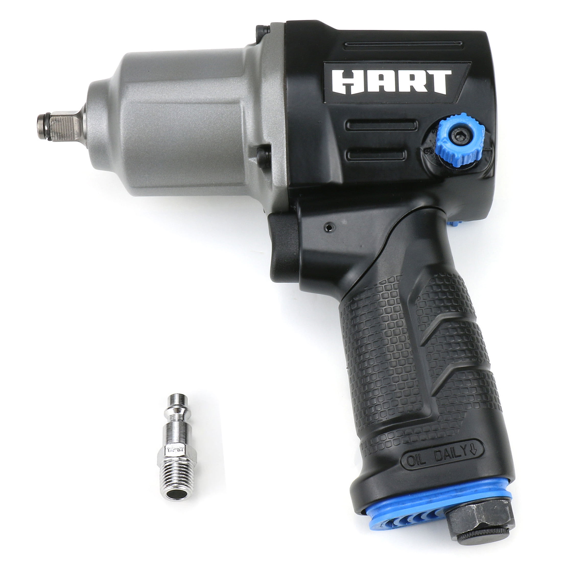 『DENGEN MAX8 HRD-9610』 HART 3/8 in. Air Impact Wrench, Twin-hammer Impact Mechanism