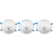HART 3-Pack Performance Respirator Mask, Adjustable Nose Bridge