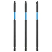 HART 3-Piece 6-inch Impact Driver Bit Set, Torsion Zone