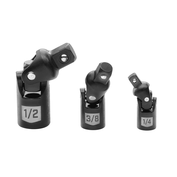 HART 3 Piece Socket Wrenches & Sets Impact Universal Joint, Chrome ...