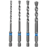 HART 4-Piece Hex Shank Masonry Drill Bit Set