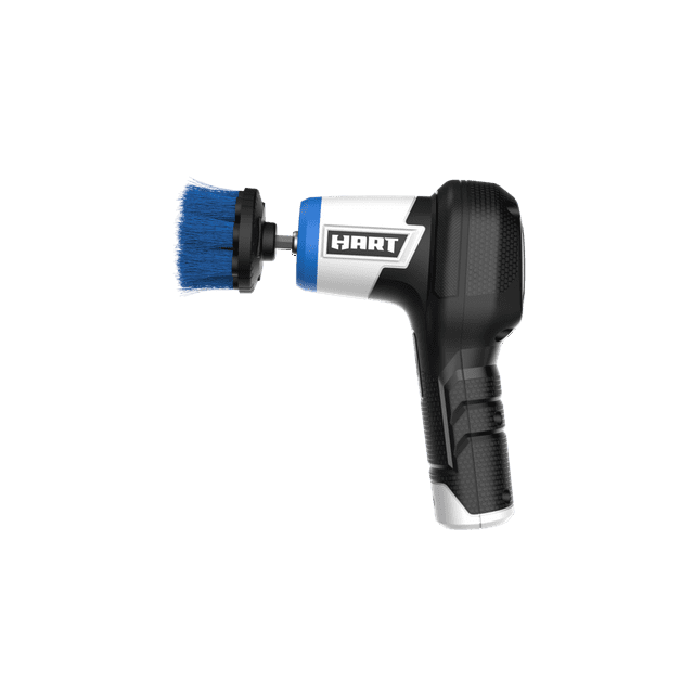 HART 4Volt Rechargeable Power Compact Scrubber, Medium Bristle