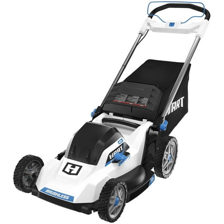 HART 40-Volt 20-inch Cordless Brushless Push Mower Kit, (1) 6.0Ah Lithium-Ion Battery