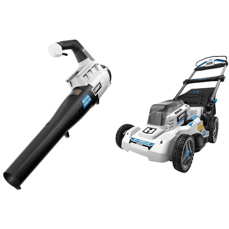 HART 40-Volt 20" Brushless Self Propelled Mower with 40-Volt Turbo Fan Blower (2-Tool)