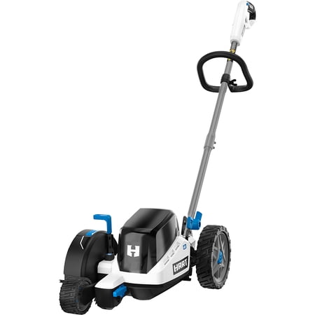 HART 8.5" 4.0 Ah 40V Cordless Electric Walk Behind Power Edger with Curved Shaft