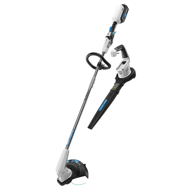 HART 40-Volt Cordless 12-inch String Trimmer and Leaf Blower Combo Kit, (1) 4.0Ah Lithium-Ion Battery