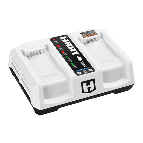 HART 40-Volt Dual Port Fast Charger for HART 40V Batteries