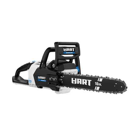 HART 40V 16 inch Supercharge Battery-Powered Brushless Chainsaw Kit, (1) 4.0 Ah Lithium-Ion Battery