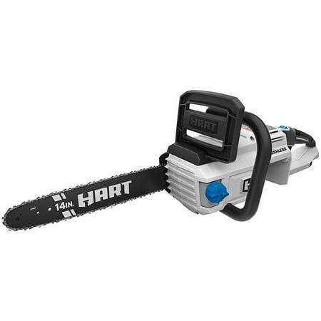 HART 40V Brushless 14” Battery Powered Chainsaw, Automatic Oiler, On-Board Tool Storage