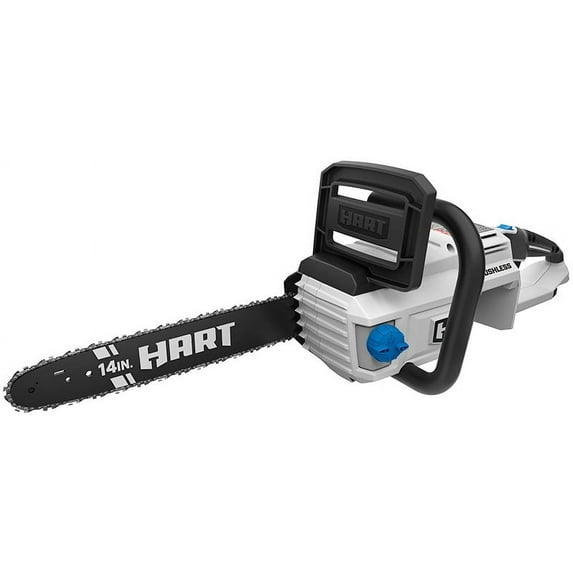 HART 40V Brushless 14” Battery Powered Chainsaw, Automatic Oiler, On-Board Tool Storage