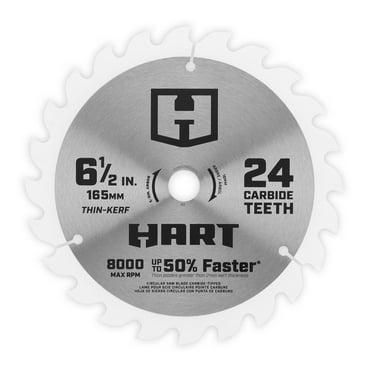 HART 6 1/2-inch 24 Tooth Circular Saw Blade