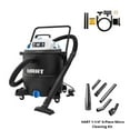 HART 6 Gallon 5 Peak HP Stainless Steel Wet/Dry Vacuum With Pet Nozzle