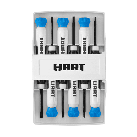 HART 6-in-1 Screwdriver and Various Precision Bits Set