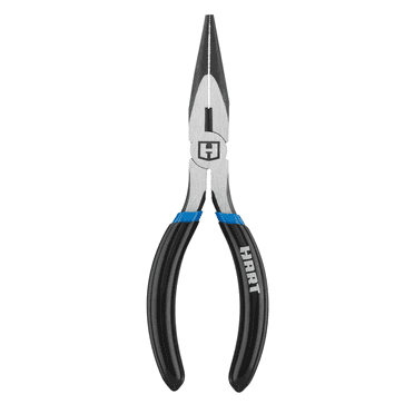 HART 6-inch Long Nose Pliers, Chrome Vanadium Steel