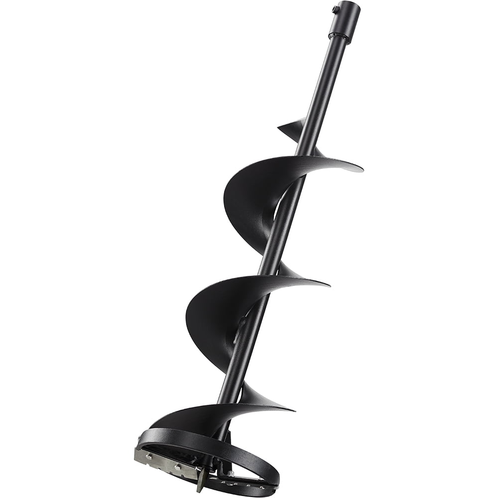 VEVOR - - VEVOR Nylon Ice Auger - 8 Diameter, 41 Length, 14 Extension Rod, Rubber Handle, Drill Adapter, Replaceable Auger Blade for Ice Fishing