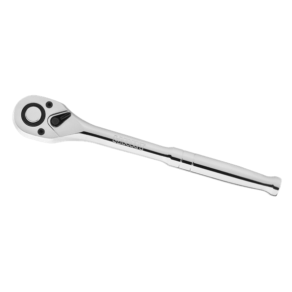 HART 90-Tooth 1/2-inch Drive Ratchet, Universal Fit, Chrome Vanadium Steel