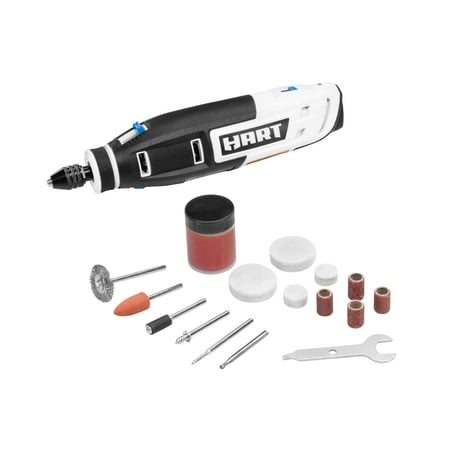 HART Battery Powered 4 Volt Rotary Tool Kit with Accessories