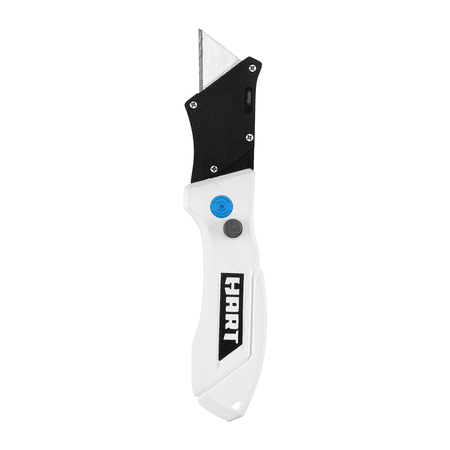 HART Compact Flip Utility Knife with Removable Belt Clip