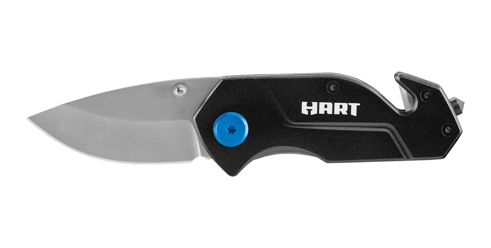 HART Compact Folding Pocket Knife with Glassbreaker