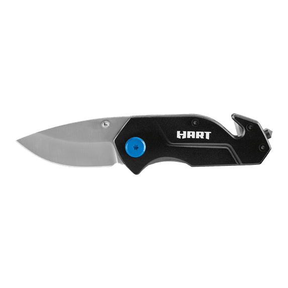 HART Compact Folding Pocket Knife with Glassbreaker