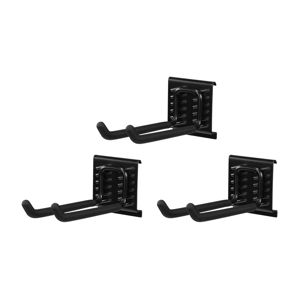 HART Double Hook 3pc Bundle Garage Storage Rail