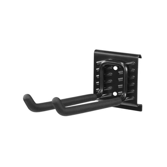HART Garage Storage Double Hook, Durable Steel with Rubber Grip, New Condition
