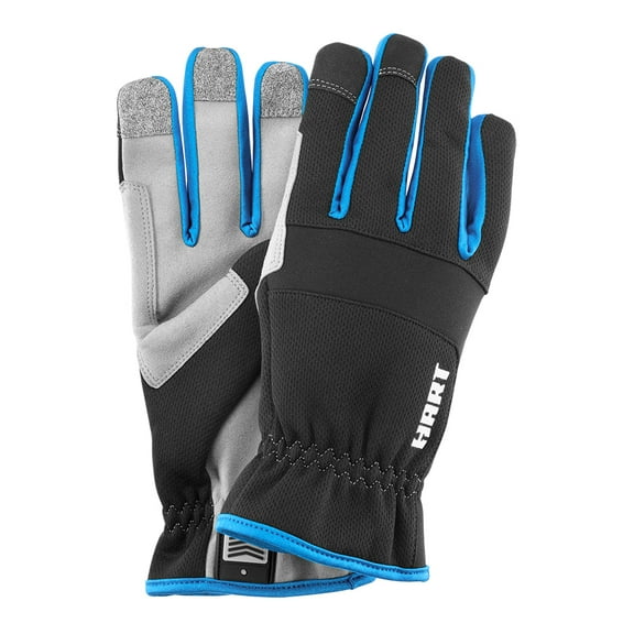 HART General Purpose Black Work Gloves, Touchscreen Compatible (Large)