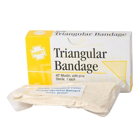 HART Health Triangular Bandage, 40", Non-Sterile (16 Units)