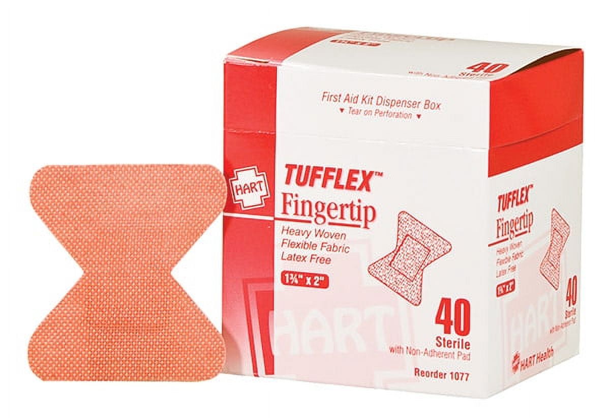 Tufflex, Large Patch Adhesive Bandages, Heavy Woven Elastic Cloth, 2 x 4,  1000 per case
