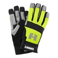 thumbnail image 1 of HART Hi-Visibility Utility Work Gloves with Reflective Fingertips. (1) Size Medium, 1 of 4